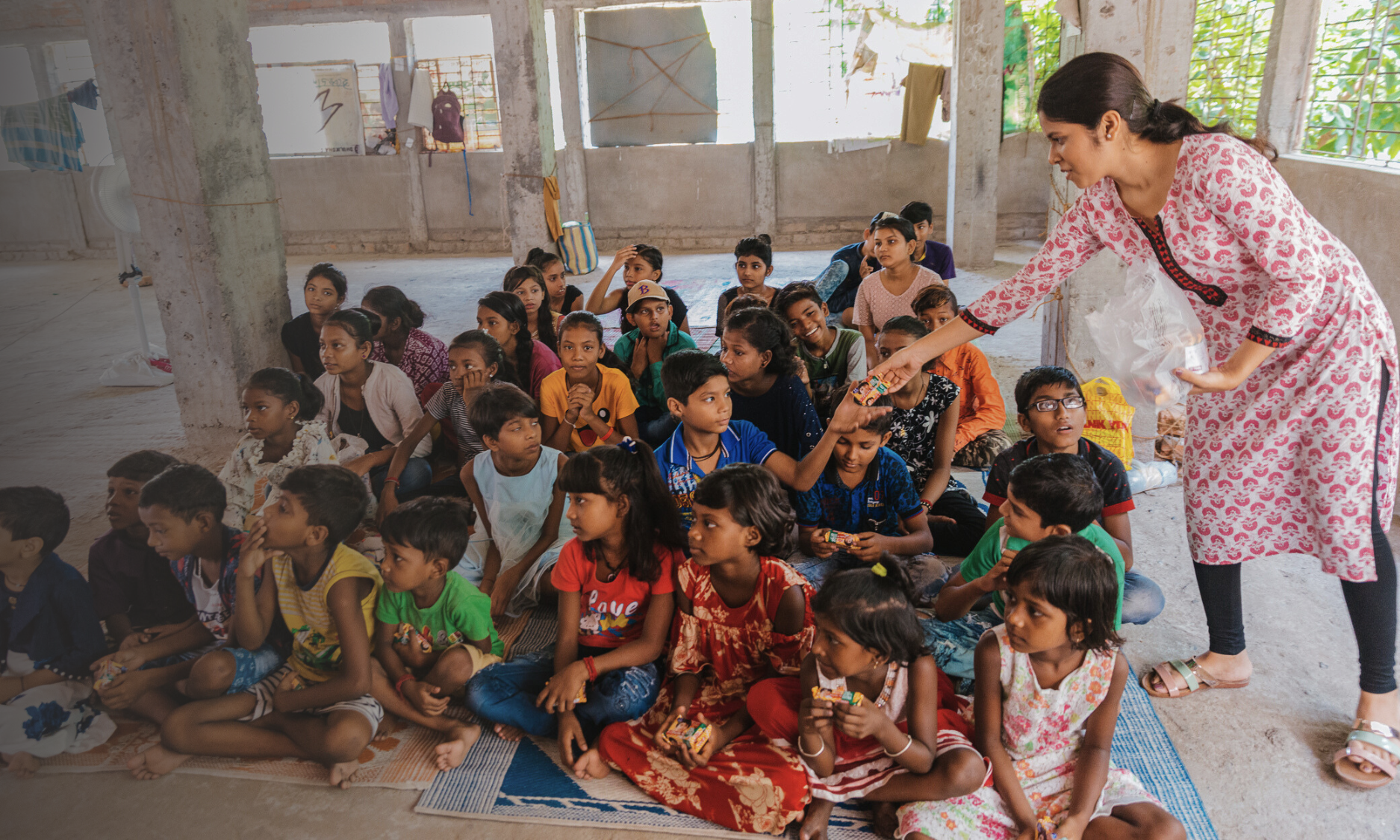 Women and children in India