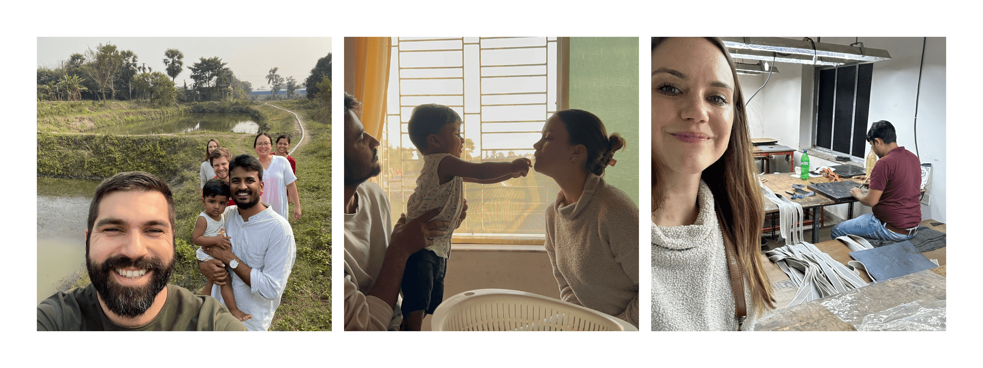 Candid team photos in India