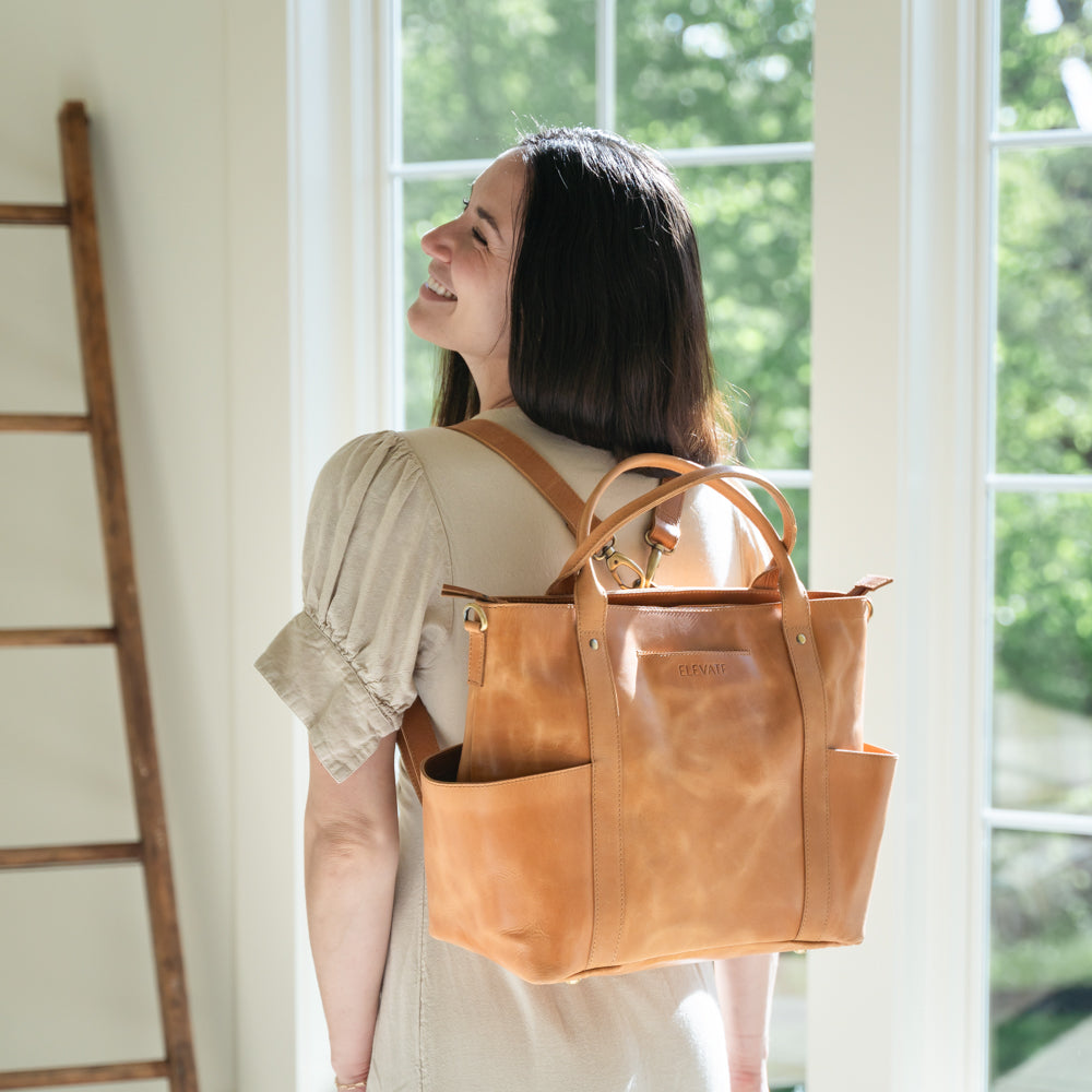 Woman with Utility Tote by Elevate
