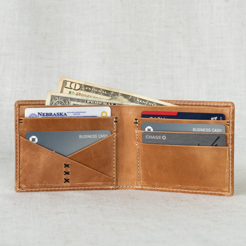 Bi-fold Leather Wallet