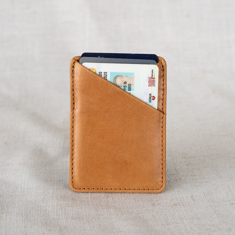 Money Clip Wallet by Elevate on linen