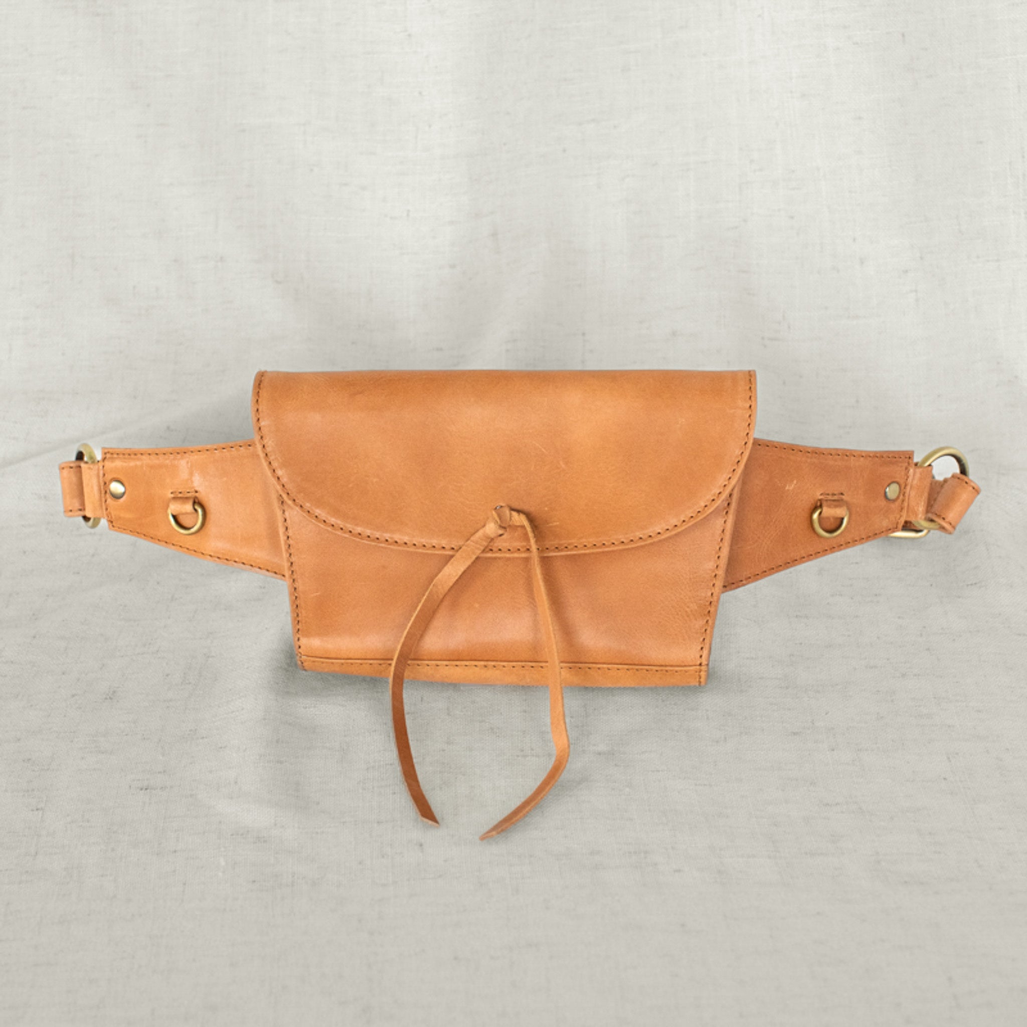 Solma Leather Fanny Pack - Crossbody and Belt Bag
