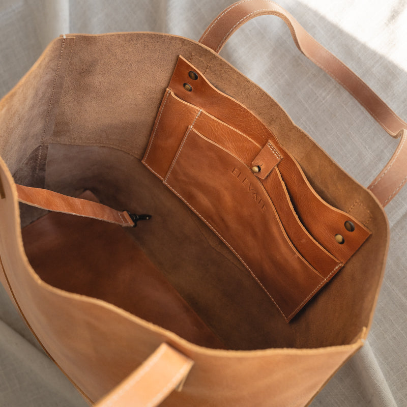 Inside view of Travelers Tote by Elevate