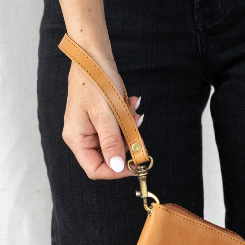 Leather Wristlet