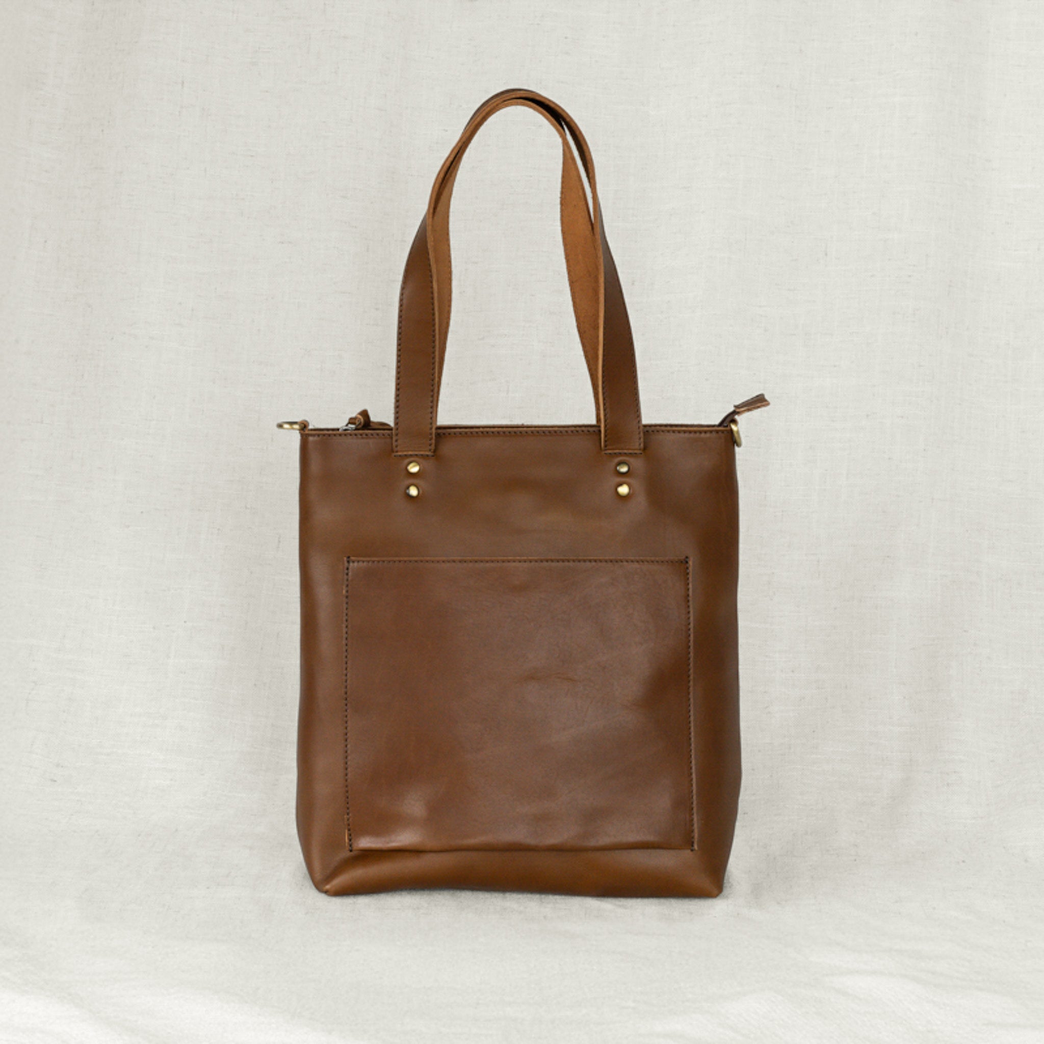 Elegant Brown Leather Bucket Bag Genuine Leather Drawstring Bucket Bag | Von Von Bucket Bag  main image 2