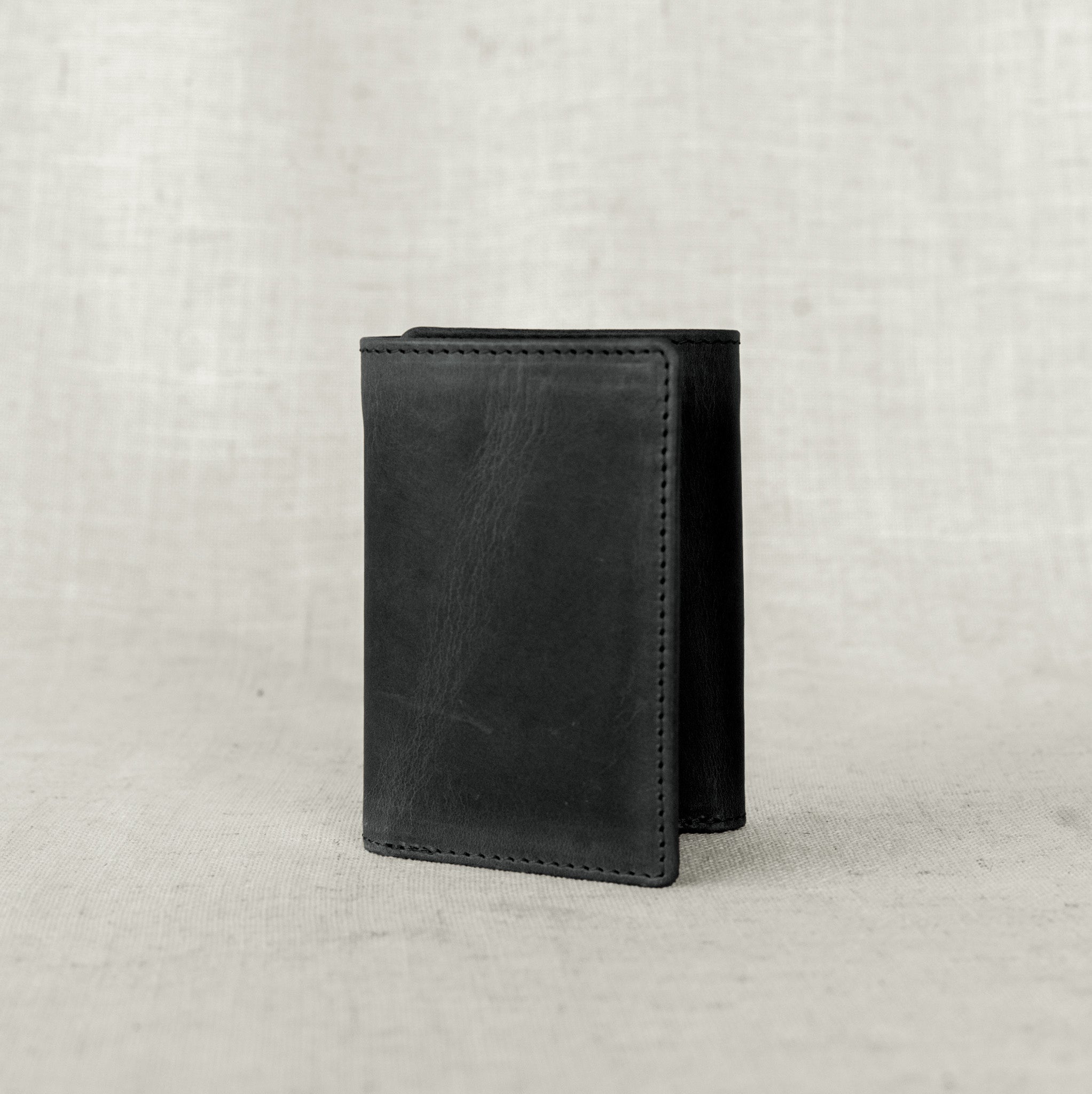 Titus Mens Leather Tri-Fold Wallet