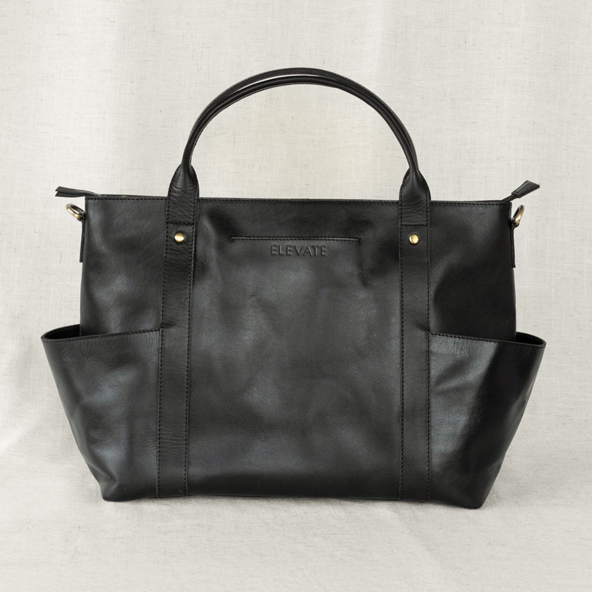 3-in-1 Leather Tote: Utility Bag