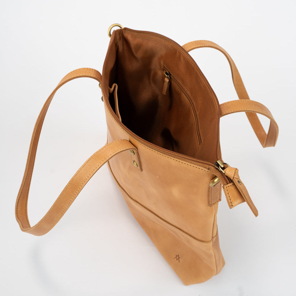 Mid-Sized Zipper Tote | Final Sale